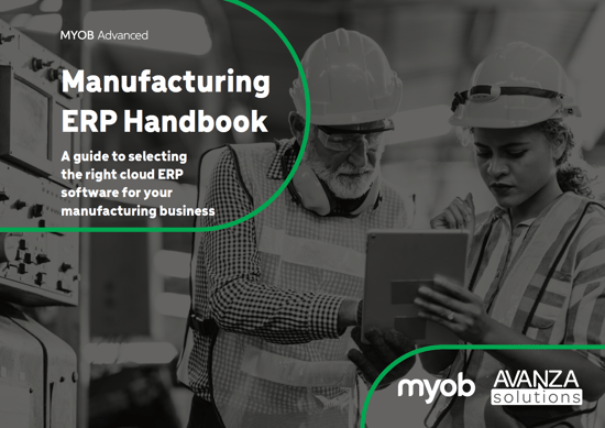 Handbook - MYOBA Manufacturing